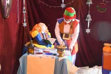 La alcaldesa de Telde alaba el ambiente mágico de la Casa de la Navidad/Francisco Javier Santana y TA.